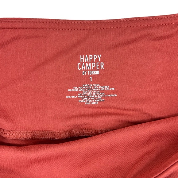 Torrid Women’s Plus Size Dusted Clay Happy Camper Active Bike Short Size 1X - Picture 9 of 9